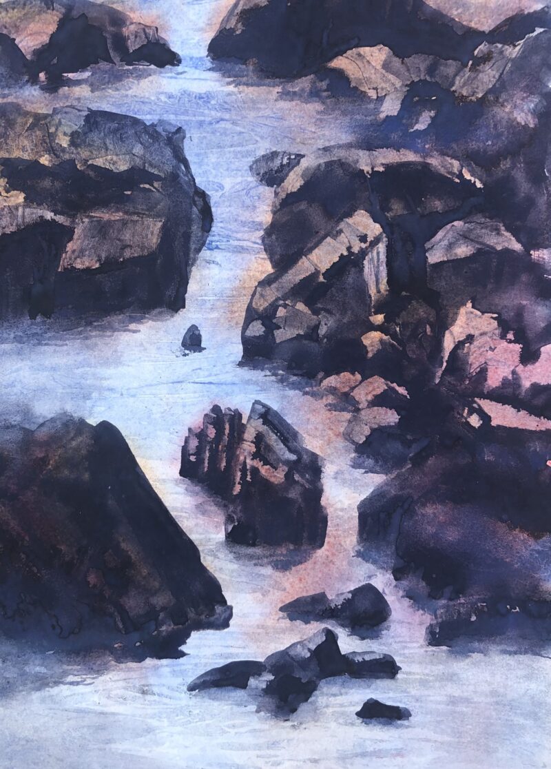 Frozen Gill at Far Easedale